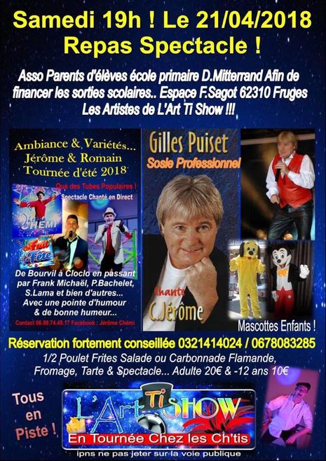 Repas Spectacle - 21 avril 2018